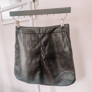 Staple Leather Skirt
